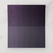 Paarse Waterverf bloesems moderne koninklijke brui Plaatskaartje (Binnenkant ongevouwen)