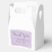 Paarse Waterverf bruiloft gunst dozen Bedankdoosjes (Geopend)