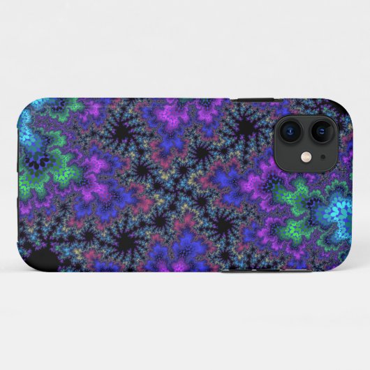 Paarse Waterverf Case-Mate iPhone Case (Achterkant (horizontaal))