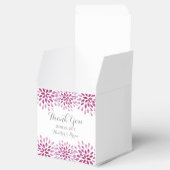 Paarse Waterverf Chrysanthemum Favor Boxes Bedankdoosjes (Geopend)