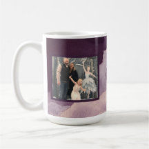 Paarse Waterverf Clouds Twee Foto