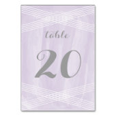 Paarse Waterverf Deco-tabel Kaart (Voorkant)