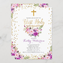 Paarse Waterverf Eerste Heilige Communauteit Uitno