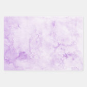 Paarse Waterverf Elegant Inpakpapier Vel (Voorkant 2)