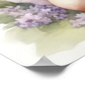 Paarse Waterverf Fairy Je bent magisch! citaat Poster (Hoek)