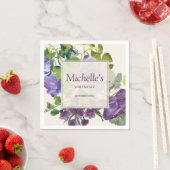 Paarse Waterverf Florenz Geboortedatum Servet (Insitu)