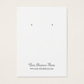 Paarse Waterverf Flowers Custom Earning Card Visitekaartje (Voorkant)