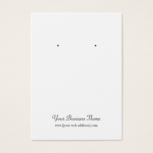 Paarse Waterverf Flowers Custom Earning Card Visitekaartje (Voorkant)