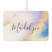 Paarse Waterverf Gold Luxury - Speciaal Luchtverfrisser (Achterkant)