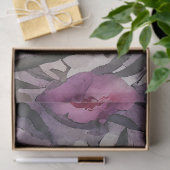 Paarse waterverf gotische bloem tissuepapier (Geschenk)