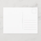 Paarse waterverf handgeschreven script bedankt briefkaart (Achterkant)