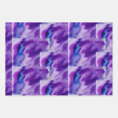 Paarse Waterverf Inpakpapier Vel (Voorkant 2)