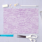 Paarse Waterverf Krokodille Huid Tissuepapier (Craft)