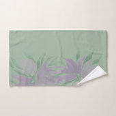 Paarse Waterverf Lavander Elegant Floral Bad Handdoek (Handdoek)