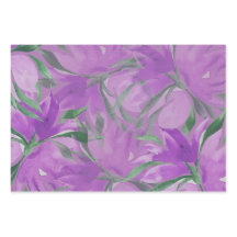 Paarse Waterverf Lavander Elegant Floral