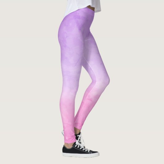 Paarse Waterverf Leggings (Rechts)