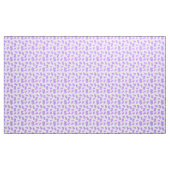 Paarse Waterverf Lotus Flower Pattern Stof (Yard (91,4 cm))