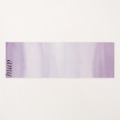 Paarse Waterverf Ombre Persoonlijk Yogamat (Voorkant (horizontaal))