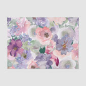 Paarse Waterverf ontkoppeling Tissuepapier (Voorkant)