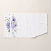 Paarse waterverf op maat bad handdoek (Handdoek)