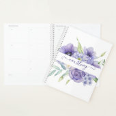 Paarse waterverf op maat planner (Display)