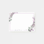 Paarse waterverf op maat post-it® notes (Voorkant)