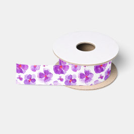 Paarse waterverf panty altviool art lint