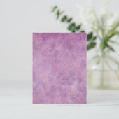 Paarse Waterverf Papieren achtergrond Sjabloon lee Briefkaart (Staand voorkant)