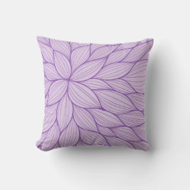 Paarse Waterverf Pastel Petal Pillow Kussen