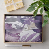 Paarse Waterverf pioenroos floral decoupage Tissuepapier (Geschenk)