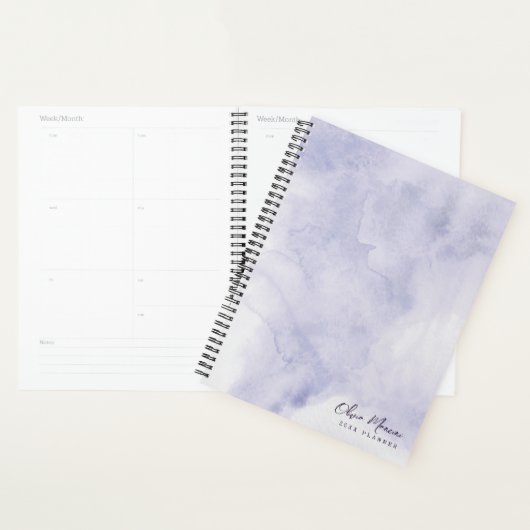  Paarse Waterverf Planner (Display)