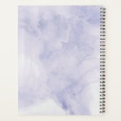 Paarse Waterverf Planner (Achterkant)