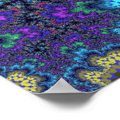 Paarse Waterverf Poster (Hoek)