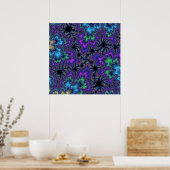 Paarse Waterverf Poster (Keuken)