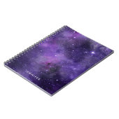 Paarse Waterverf ruimteas Notitieboek (Linkerzijde)