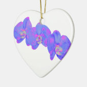 Paarse waterverf schilderij keramisch ornament (Links)