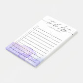 Paarse Waterverf selectievakje om lijst uit te voe Post-it® Notes (Schuin)