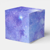 Paarse Waterverf sterrenhemelvaart Bedankdoosjes (Achterkant)