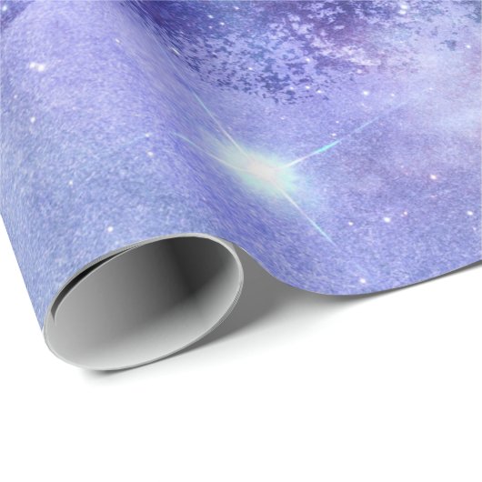 Paarse Waterverf sterrenhemelvaart Cadeaupapier (Rol Hoek)