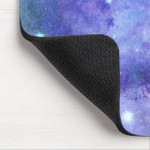 Paarse Waterverf sterrenhemelvaart Muismat (Hoek)