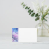 Paarse Waterverf sterrenhemelvaart Plaatskaartje (Staand voorkant)