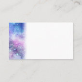 Paarse Waterverf sterrenhemelvaart Plaatskaartje (Voorkant)