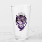 Paarse Waterverf Tiger Glas (Voorkant)