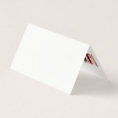 Paarse Waterverf Verschilderslagen Hartelijk dank Kaart (Achterkant)