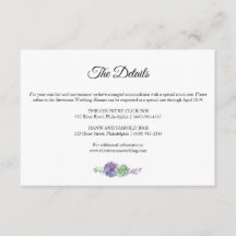 Paarse waterverf vetplanten Details bruidssuite