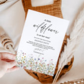 Paarse Waterverf Wildbloemen, Zomerbloemen Kaart