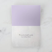 Paarse Waterverf Wisteria Kaart (Binnen)