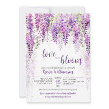 Paarse Waterverf Wisteria-Vrijgezellenfeest