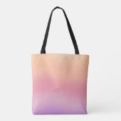 Paarse Waterverven Tote Bag (Achterkant)
