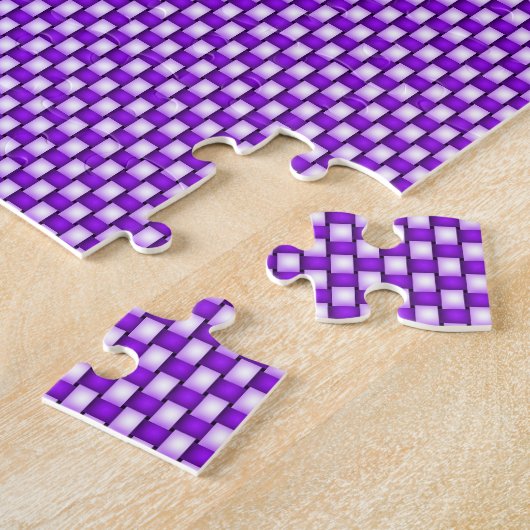 Paarse Weave Legpuzzel (Zijkant)